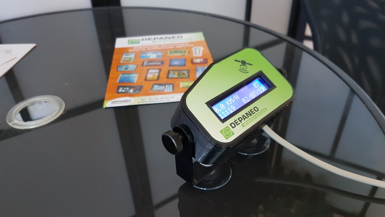 Boîtier Dépanéo installé sur véhicule agricole